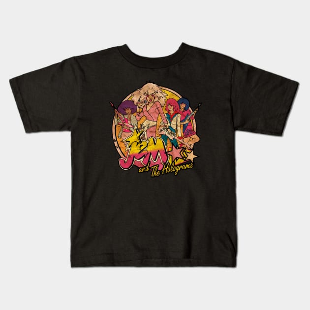 Jem Outrageous Kids T-Shirt by Wulanjun